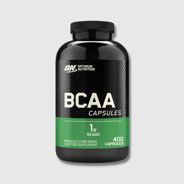 Optimum Nutrition BCAA Capsules, Amino Acids Tablets, 1000 mg of Essential Amino Acids BCAAs with L-Leucine, L-Isoleucine and L-Valine, Unflavoured, BCAA Supplements, 200 Servings, 400 Capsules | Megapump